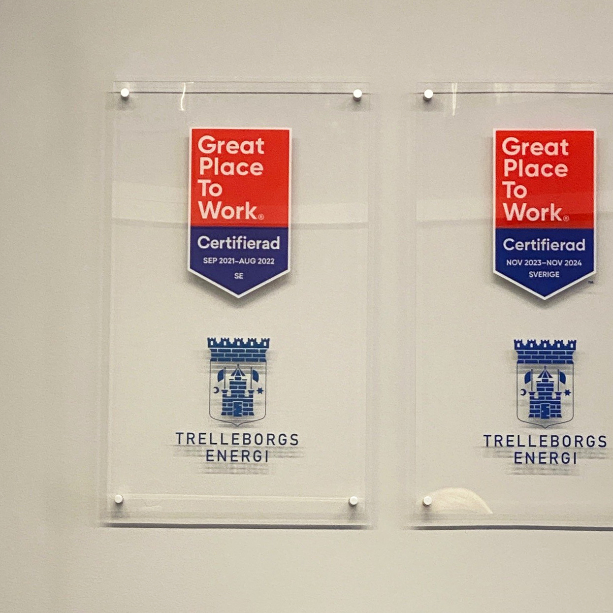 GPTW skylt trelleborg